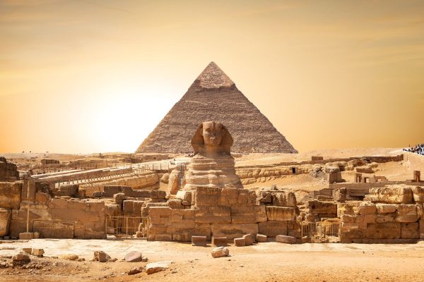 Esfinge y piramides Cairo