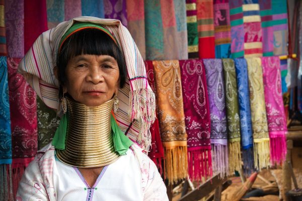 Mujeres jirafa Tailandia